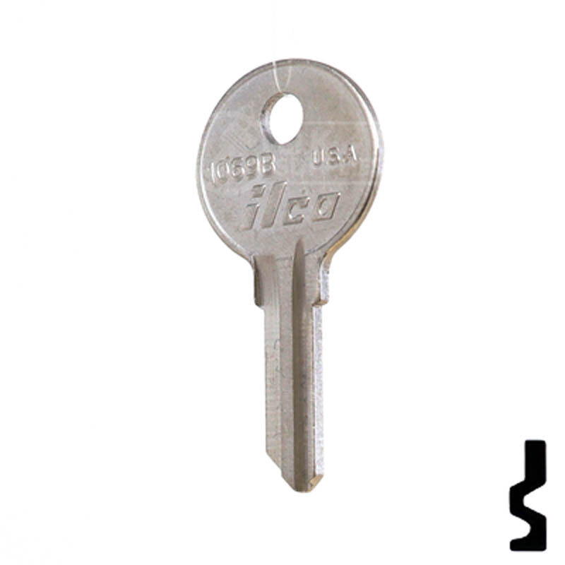 1069B National Cabinet Lock Key Office Furniture-Mailbox Key Ilco