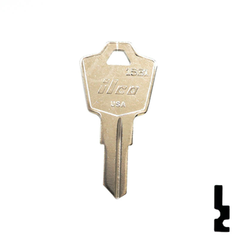 1531 Hon, ESP Key Office Furniture-Mailbox Key Ilco