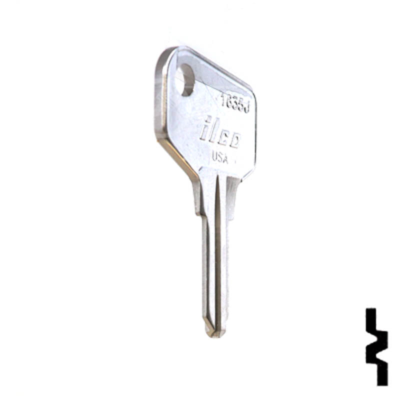 1635J ARFE Cam Lock Key Office Furniture-Mailbox Key Ilco