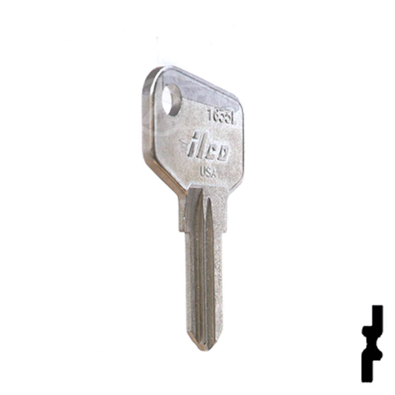 1635L ARFE Cam Lock Key Office Furniture-Mailbox Key Ilco