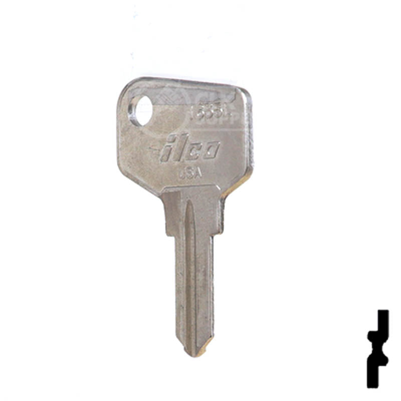 1635L ARFE Cam Lock Key Office Furniture-Mailbox Key Ilco