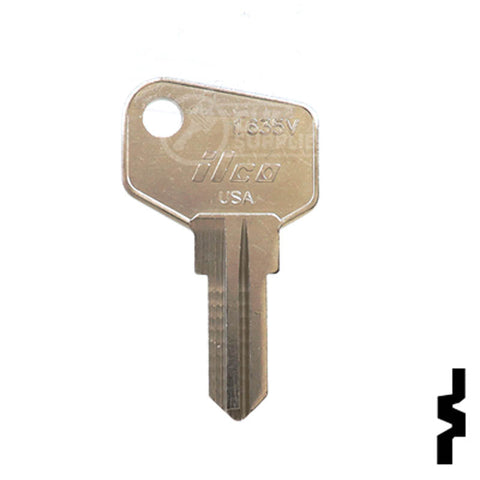1635V ARFE Cam Lock Key Office Furniture-Mailbox Key Ilco