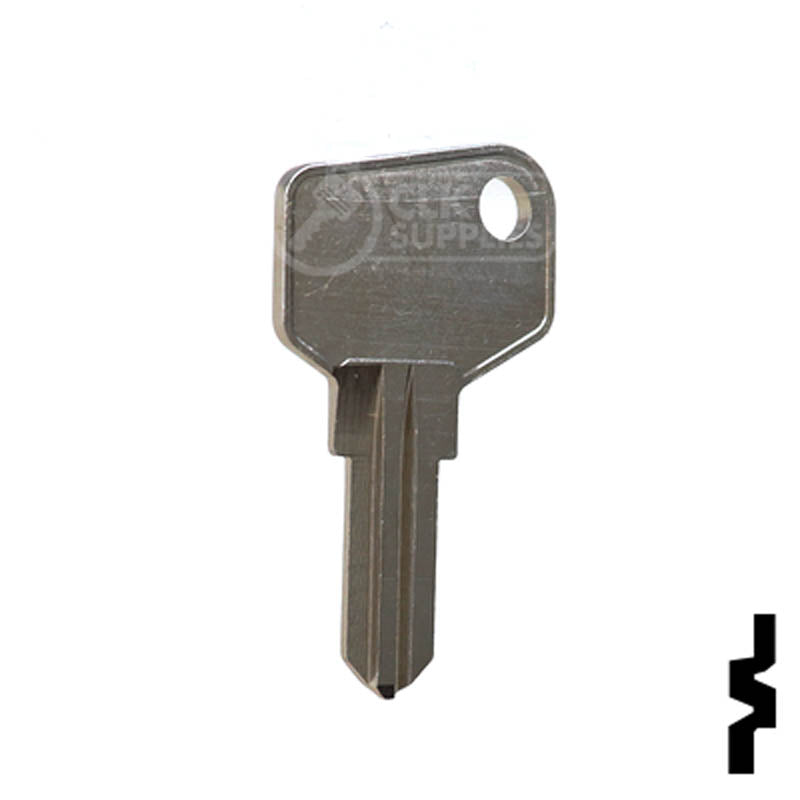 1635V ARFE Cam Lock Key Office Furniture-Mailbox Key Ilco
