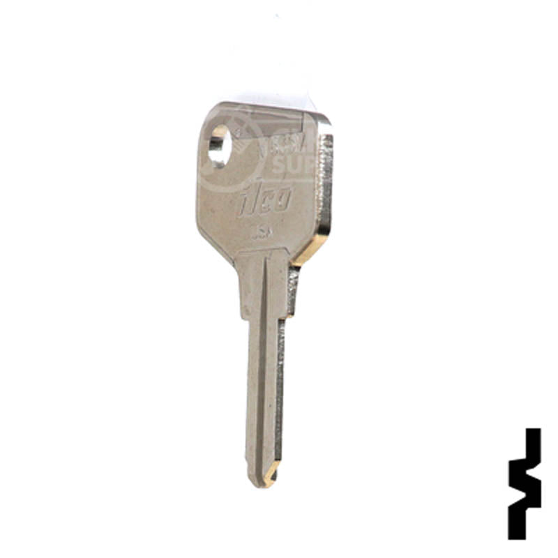 1635V ARFE Cam Lock Key Office Furniture-Mailbox Key Ilco