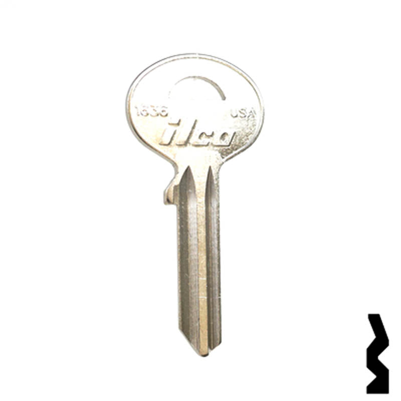 1636 Sun, Wilson, McGunn, Diplomat Safe Key Office Furniture-Mailbox Key JMA USA