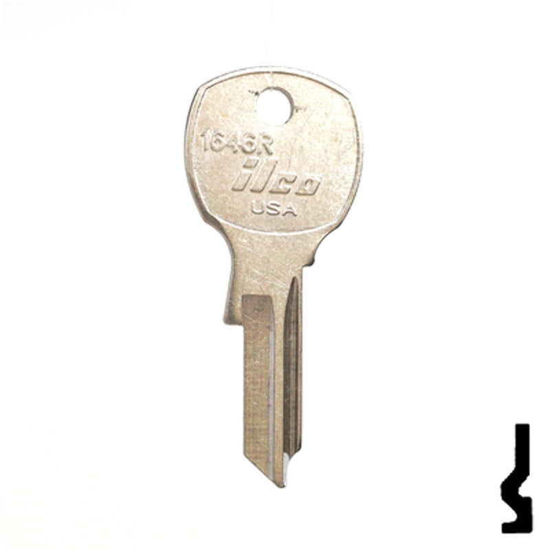 1646R USPS Mail Box Key Office Furniture-Mailbox Key Ilco