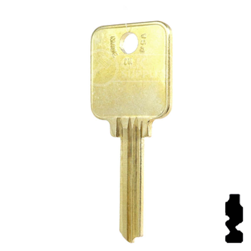 1655 Medeco, Fire King Safe Key Office Furniture-Mailbox Key Ilco