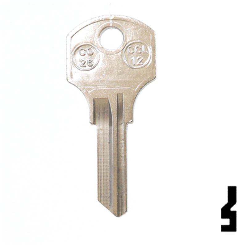 CO26, 1000V Corbin, CCL Key Office Furniture-Mailbox Key JMA USA