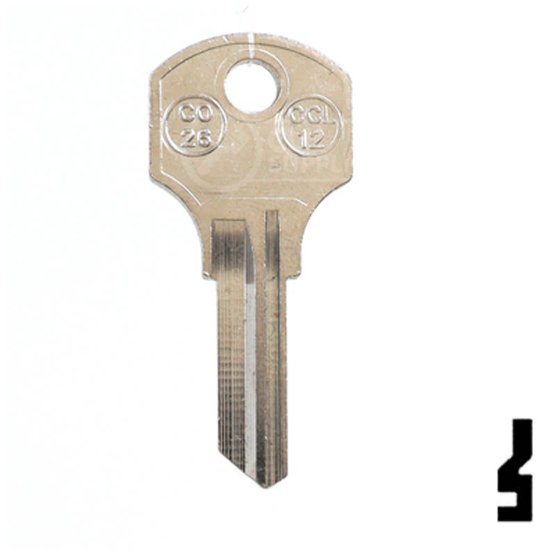 CO26, 1000V Corbin, CCL Key Office Furniture-Mailbox Key JMA USA