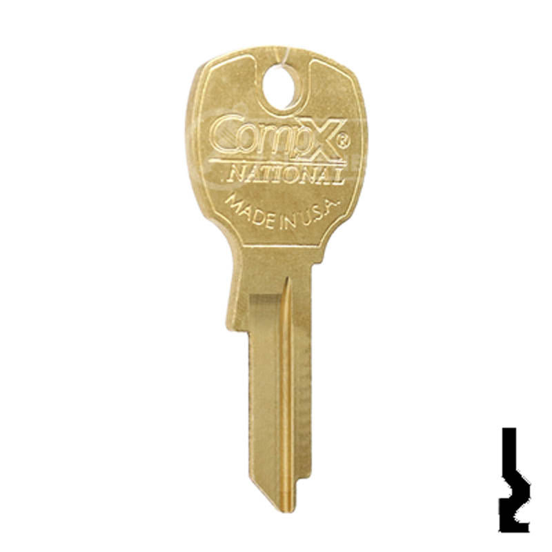 CompX National OEM D4300 Key Blank for USPS Locks (1646) Office Furniture-Mailbox Key Compx Security
