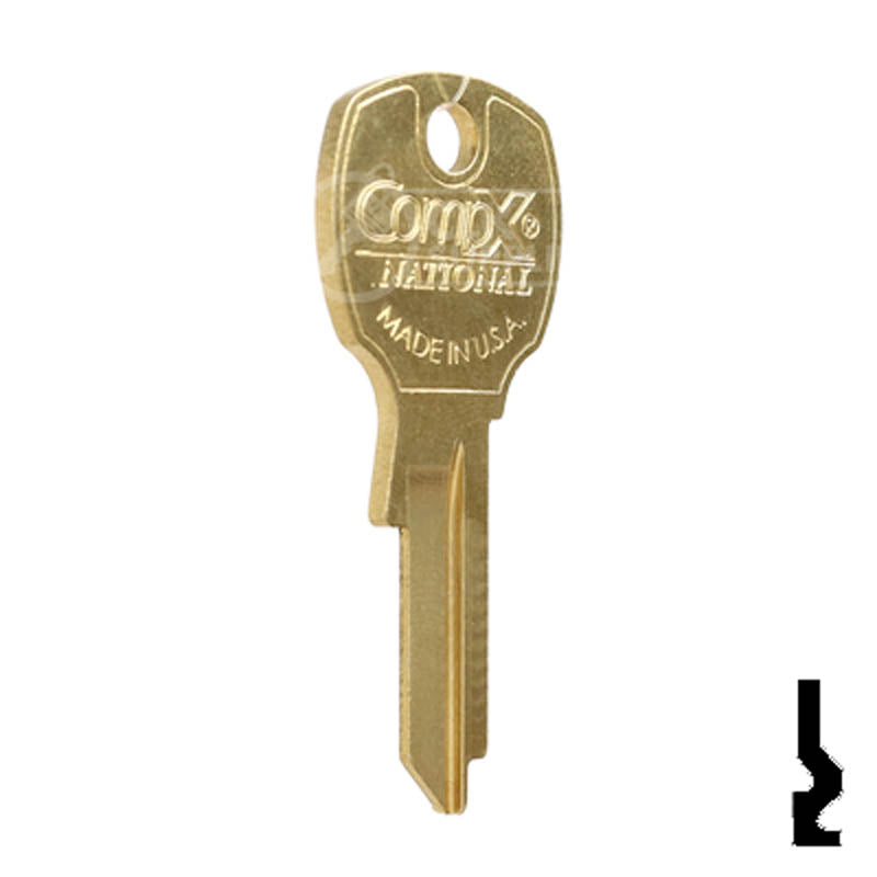 CompX National OEM D4300 Key Blank for USPS Locks (1646) Office Furniture-Mailbox Key Compx Security