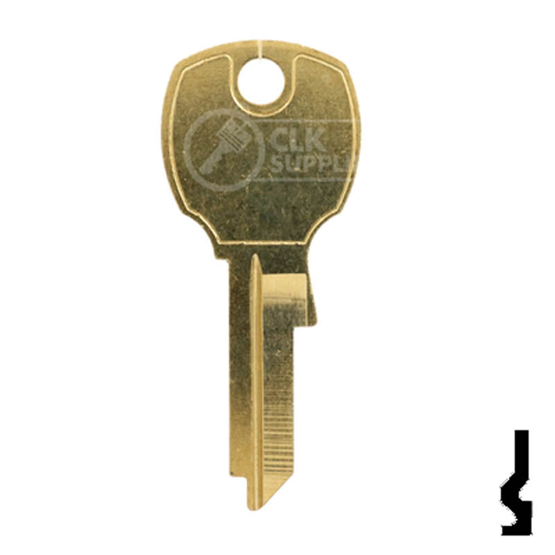 CompX National OEM D4301 Key Blank for USPS Locks (1646R) Office Furniture-Mailbox Key Compx Security