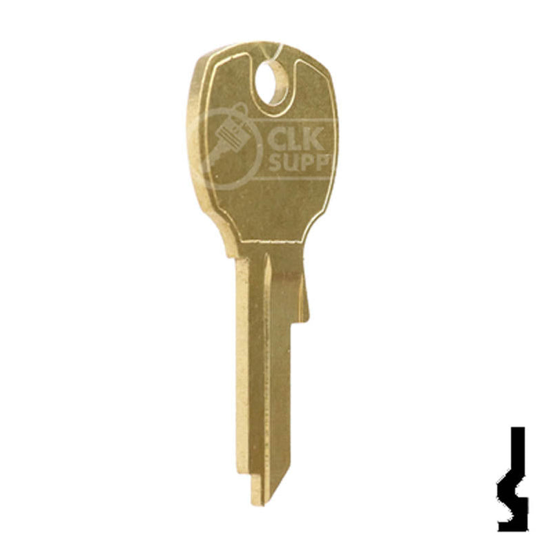 Uncut Key Blank | CompX National OEM | 1646R, D4301