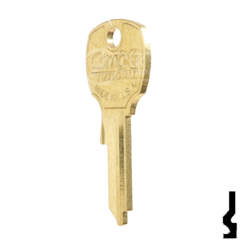 CompX National OEM D4301 Key Blank for USPS Locks (1646R) Office Furniture-Mailbox Key Compx Security