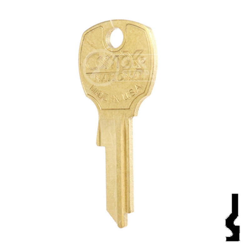 Uncut Key Blank | CompX National OEM | 1646R, D4301