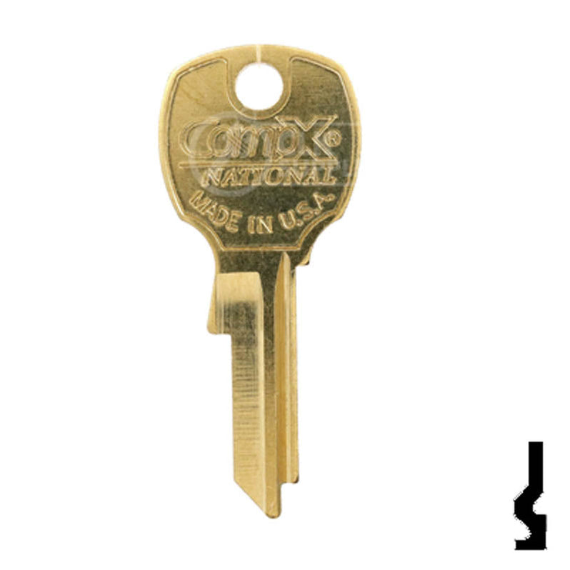 Uncut Key Blank | CompX National OEM | 1646R, D4301