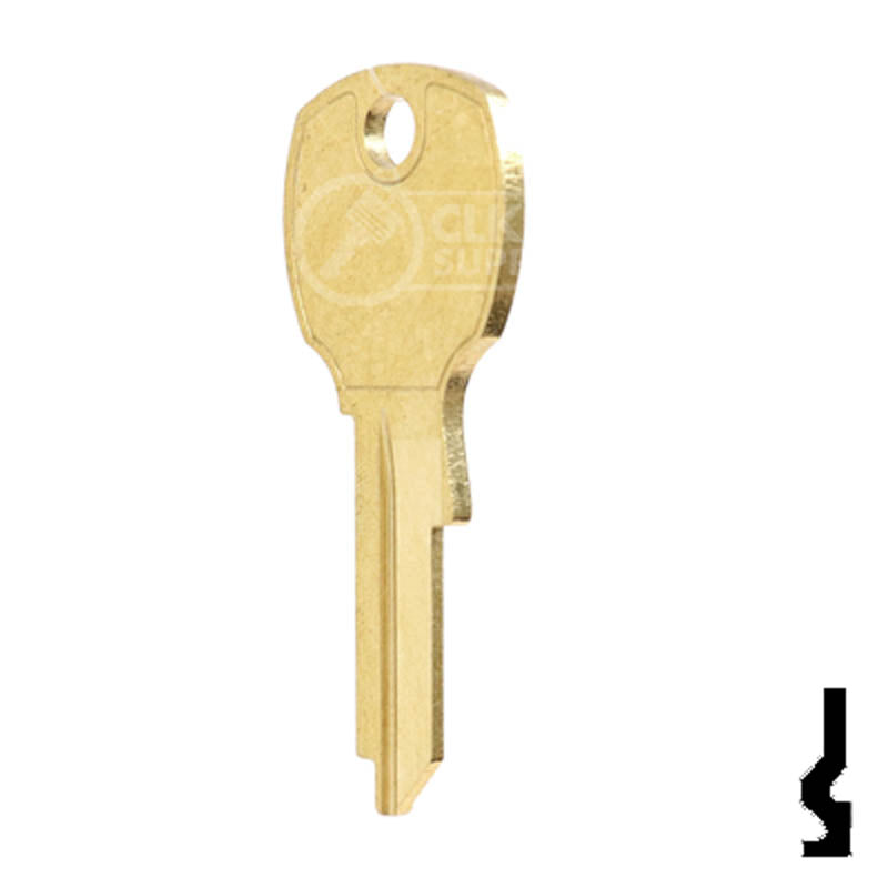 CompX National OEM D4301 Key Blank for USPS Locks (1646R) Office Furniture-Mailbox Key Compx Security