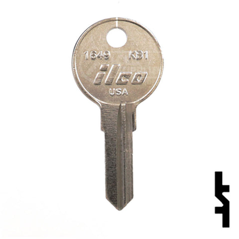 KB1, 1649 Kimball Key Office Furniture-Mailbox Key Ilco
