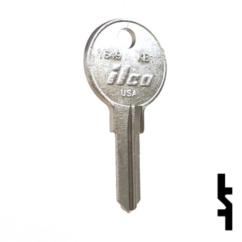 KB1, 1649 Kimball Key Office Furniture-Mailbox Key Ilco