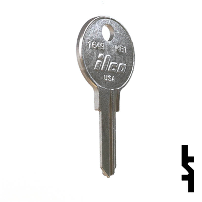 KB1, 1649 Kimball Key Office Furniture-Mailbox Key Ilco