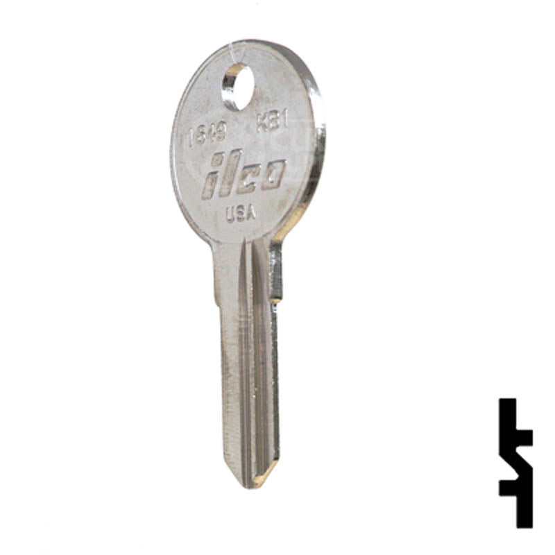 KB1, 1649 Kimball Key Office Furniture-Mailbox Key Ilco