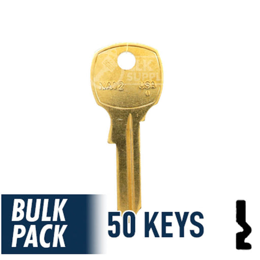 NA12, 1069LB National Key (50 Pack) Office Furniture-Mailbox Key Ilco