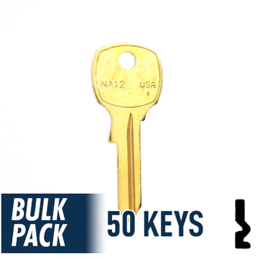 NA12, 1069LB National Key (50 Pack) Office Furniture-Mailbox Key Ilco