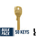 NA12, 1069LB National Key (50 Pack) Office Furniture-Mailbox Key Ilco