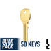 NA12, 1069LB National Key (50 Pack) Office Furniture-Mailbox Key Ilco