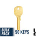 NA12, 1069LB National Key (50 Pack) Office Furniture-Mailbox Key Ilco