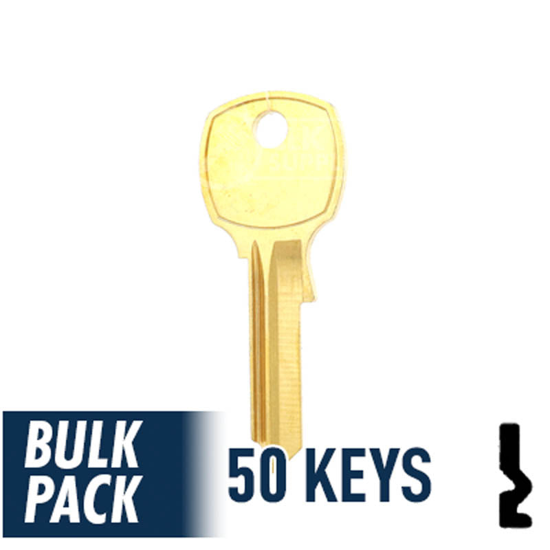 NA12, 1069LB National Key (50 Pack) Office Furniture-Mailbox Key Ilco