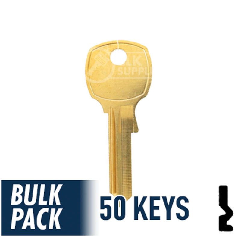 NA12, 1069LB National Key (50 Pack) Office Furniture-Mailbox Key Ilco