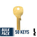 NA12, 1069LB National Key (50 Pack) Office Furniture-Mailbox Key Ilco