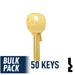 NA12, 1069LB National Key (50 Pack) Office Furniture-Mailbox Key Ilco