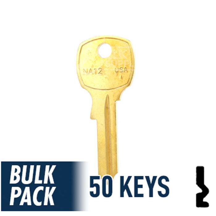 NA12, 1069LB National Key (50 Pack) Office Furniture-Mailbox Key Ilco