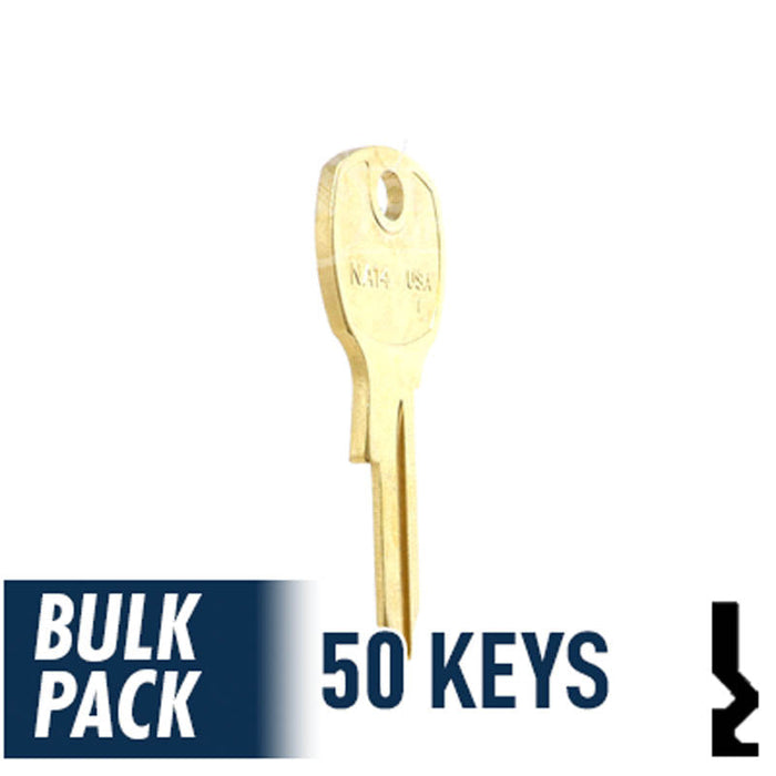 NA14, 1069L National Key (50 Pack) Office Furniture-Mailbox Key Ilco