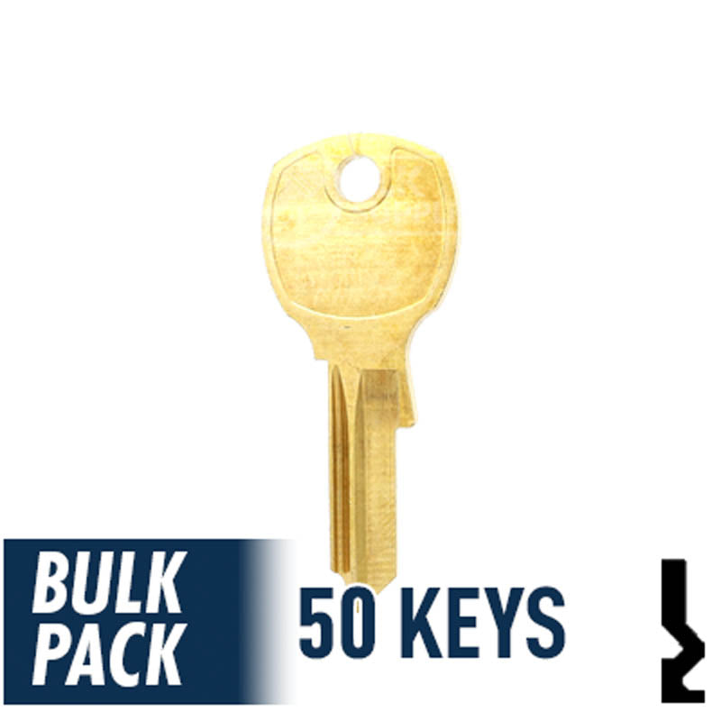 NA14, 1069L National Key (50 Pack) Office Furniture-Mailbox Key Ilco