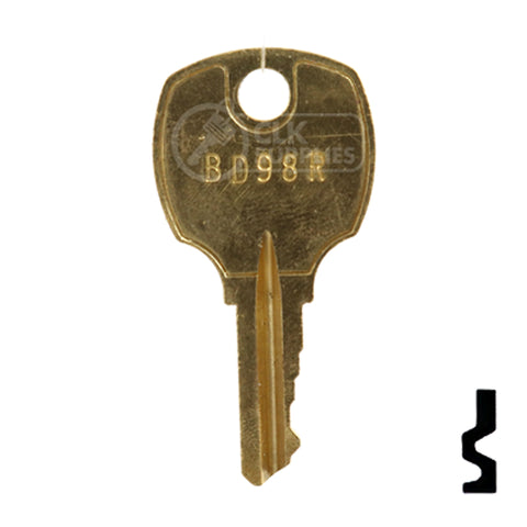 Precut Key Blank | National Cabinet | BD98R