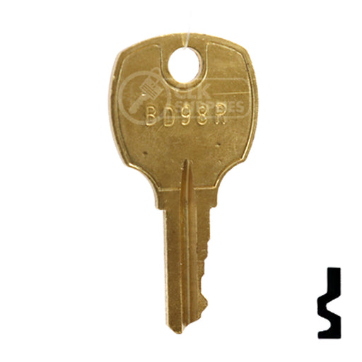 Precut Key Blank | National Cabinet | BD98R Office Furniture-Mailbox Key Framon Manufacturing Company, Inc