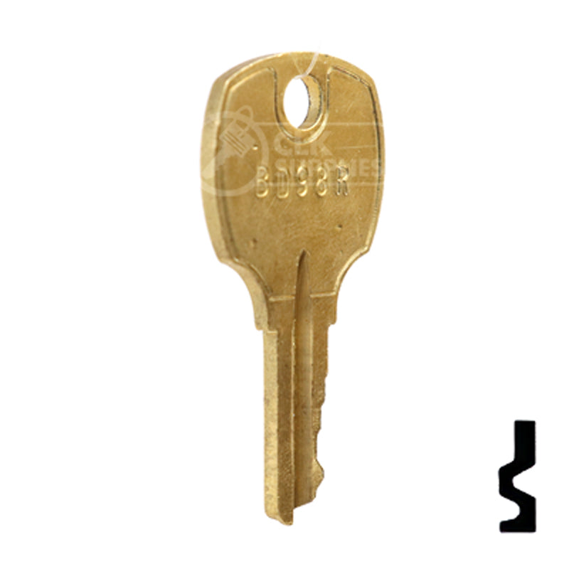 Precut Key Blank | National Cabinet | BD98R Office Furniture-Mailbox Key Framon Manufacturing Company, Inc