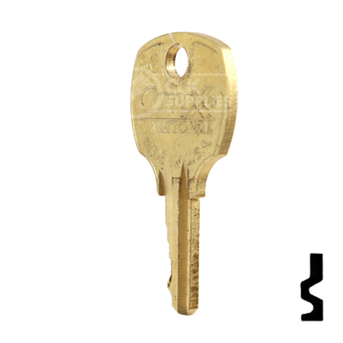 Precut Key Blank | National Cabinet | BD98R Office Furniture-Mailbox Key Framon Manufacturing Company, Inc