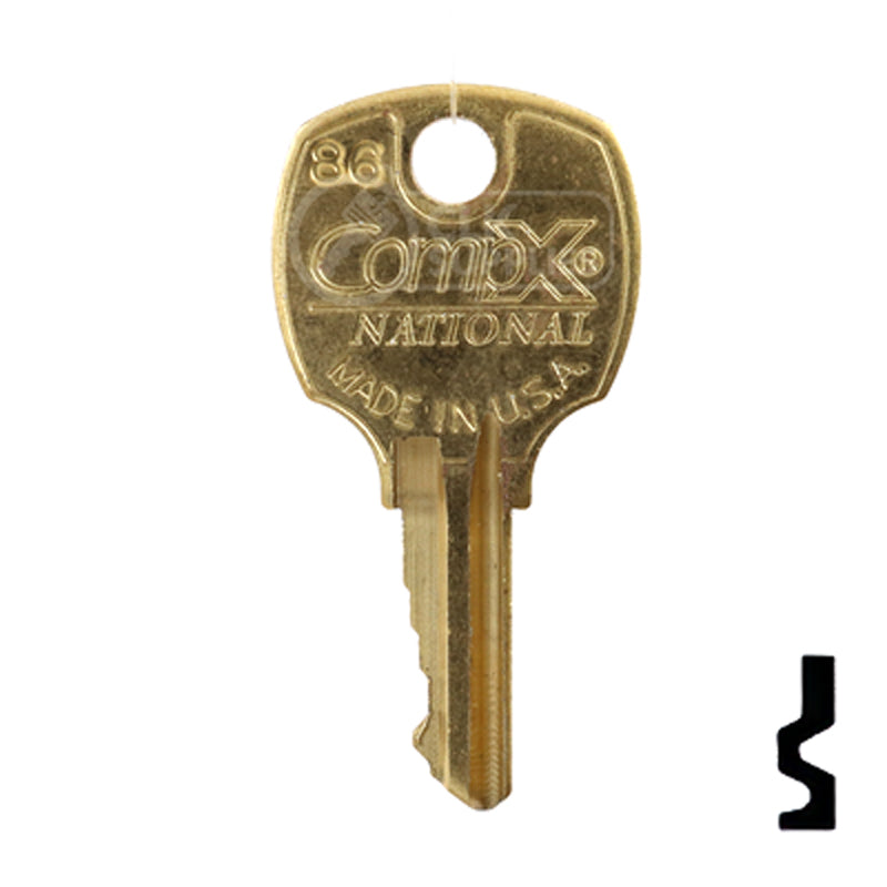 Precut Key Blank | National Cabinet | BD98R Office Furniture-Mailbox Key Framon Manufacturing Company, Inc