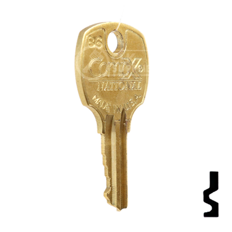 Precut Key Blank | National Cabinet | BD98R Office Furniture-Mailbox Key Framon Manufacturing Company, Inc
