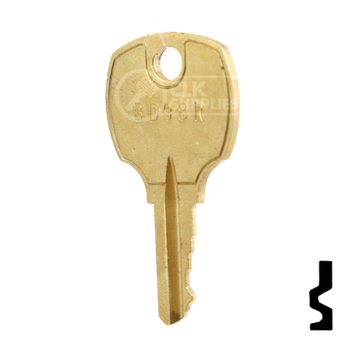 Precut Key Blank | National Cabinet | BD98R Office Furniture-Mailbox Key Framon Manufacturing Company, Inc