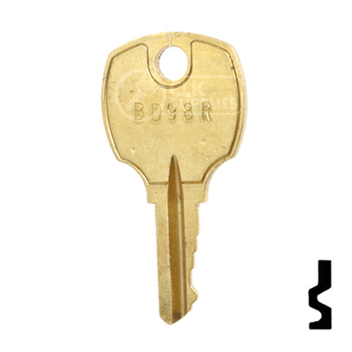 Precut Key Blank | National Cabinet | BD98R Office Furniture-Mailbox Key Framon Manufacturing Company, Inc