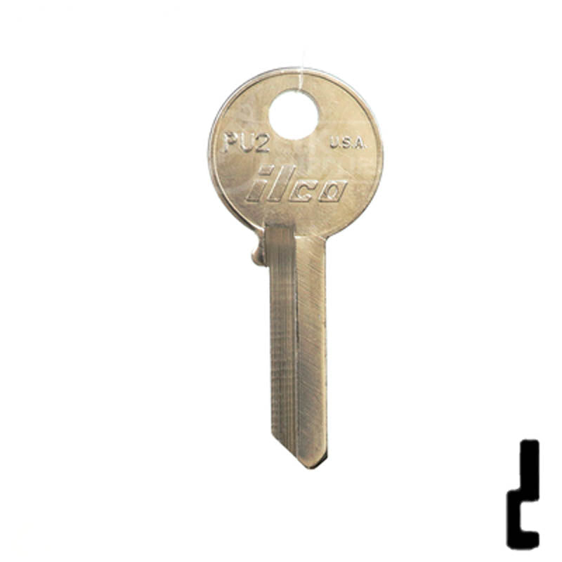 PU2 Pundra Key Office Furniture-Mailbox Key Ilco