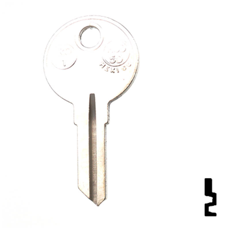 RO1, 1069 National Key Office Furniture-Mailbox Key JMA USA