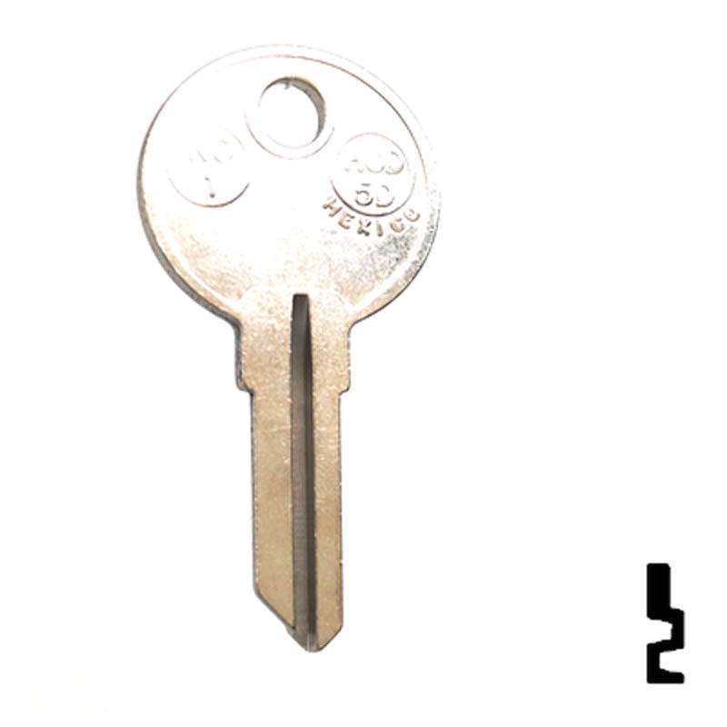 RO1, 1069 National Key Office Furniture-Mailbox Key JMA USA