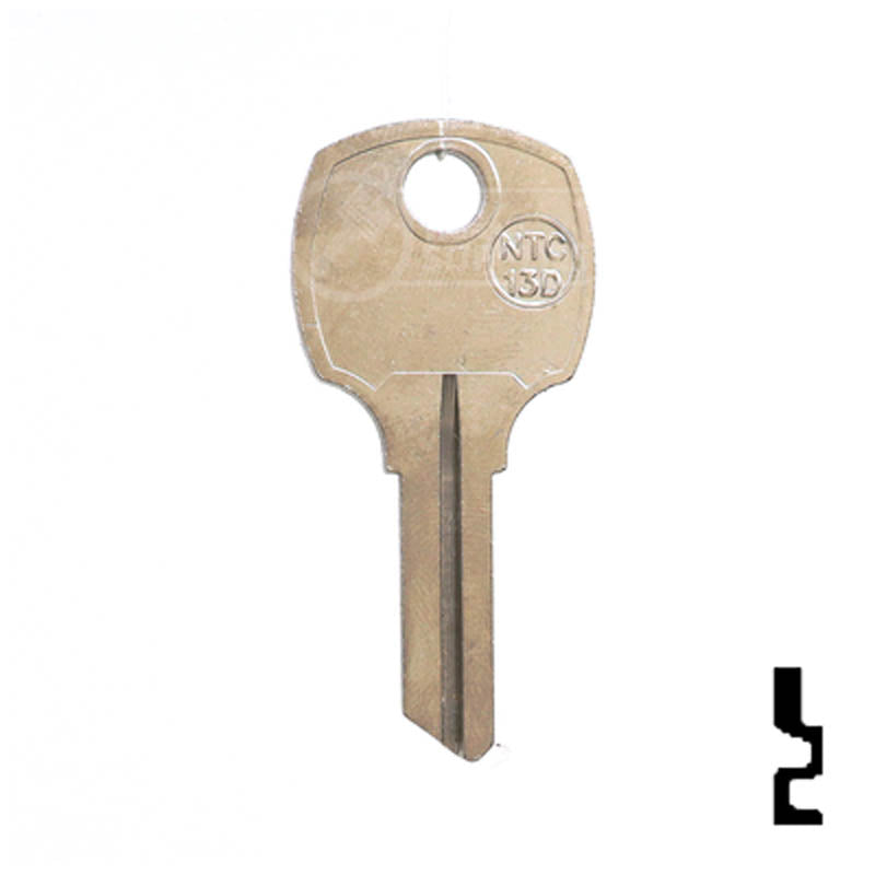 RO14, 1069E National, Snap On Key Office Furniture-Mailbox Key Ilco