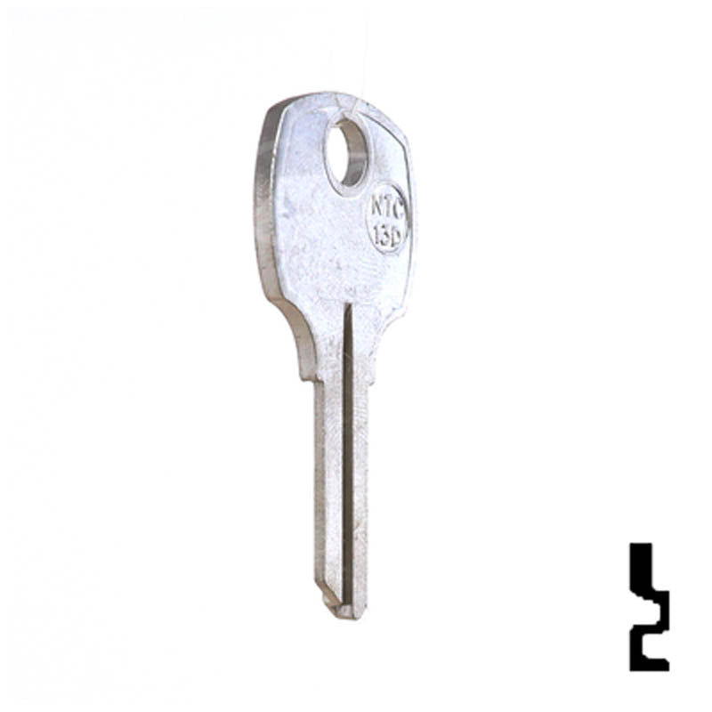 RO14, 1069E National, Snap On Key Office Furniture-Mailbox Key Ilco